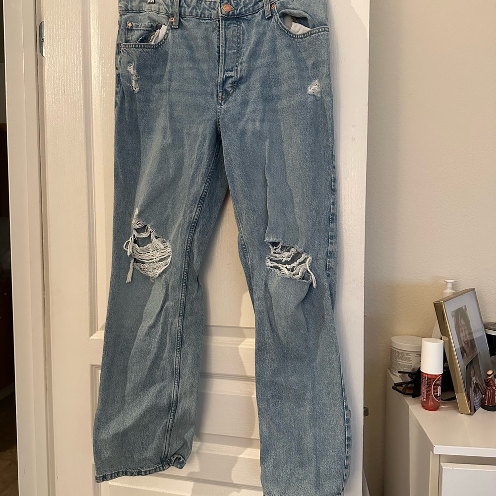 H&M Distressed Blue Jeans